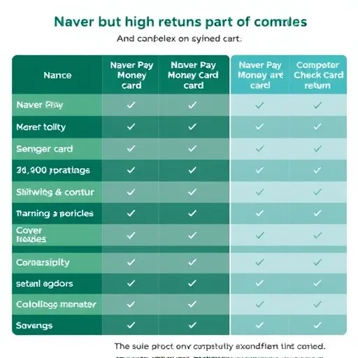 경쟁 선불/체크카드 대비 네이버머니카드혜택 차별점