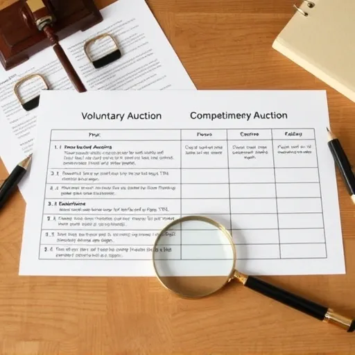 가장 흔한 경매이유: 임의 경매와 강제 경매의 차이점