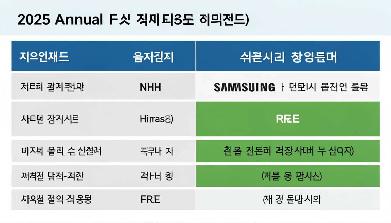 카드사별 후불하이패스카드의 2025년 주요 혜택 비교